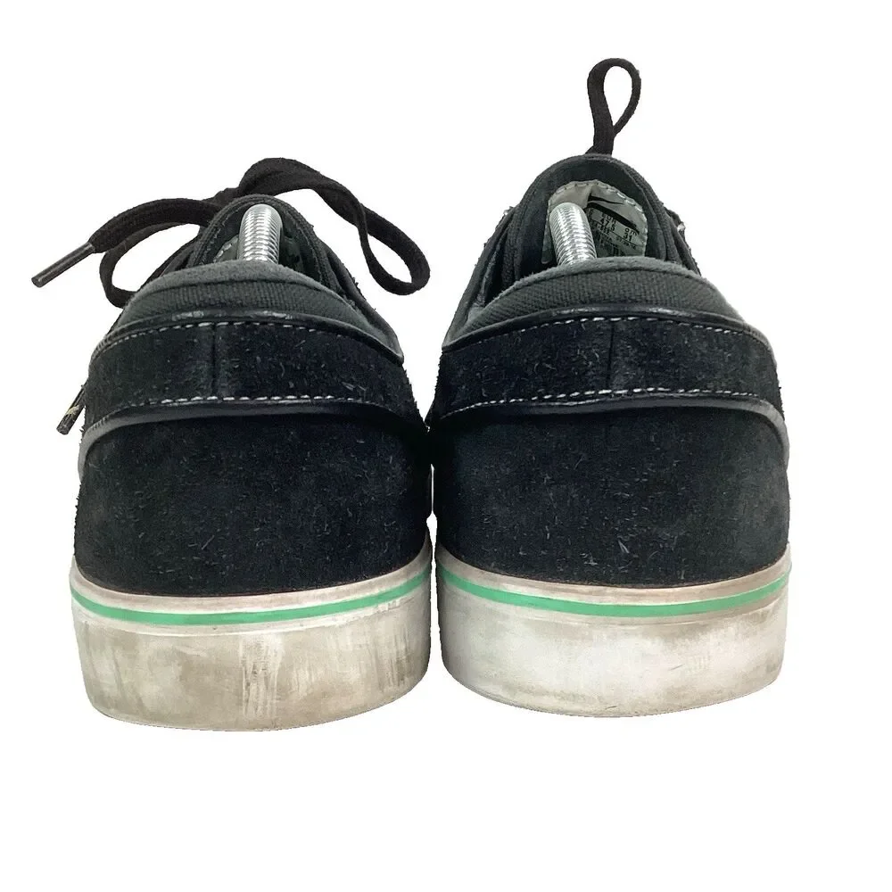 Nike Zoom Stefan Janoski -Men's Sz 13 -Black Mint Green Glow Skate 333824-052